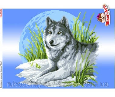 Схема для вишивки бісером Бисер-Арт Вовк (А504), фото 1
