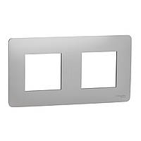 Рамка 2-постова, алюміній UNICA NEW NU200430