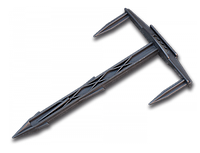 Шпилька (булавка-фиксатор) Тризубец 17/10см (100шт/упак) для агроволокна, агроткани