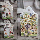 Дошка кухонна із дерева, для декору, h -22см, великодній декор, фото 4