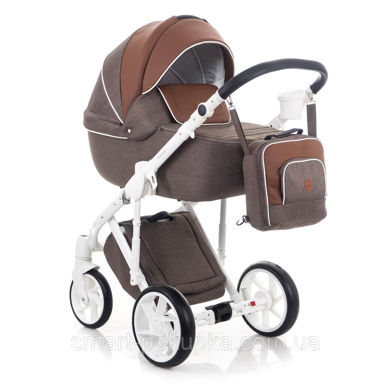 Універсальна дитяча коляска 2 в 1 Bebe-mobile Marconi 50% luciano BE-25