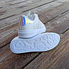 Кросівки білі сітка жіночі в стилі adidas superstar Stan smith адідас літні кеди екошкіряні, фото 2