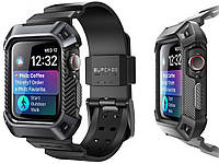 Чохол з ремінцем Supcase для Apple Watch 45/44 mm Series 9/8/7/6/SE/5/4, Supcase Unicorn Beetlee, Чорний, фото 3