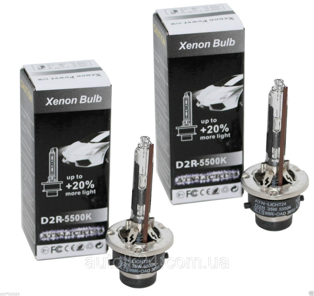 Автолампи ксенонові D2R 5500 к 35 W + 20% світла