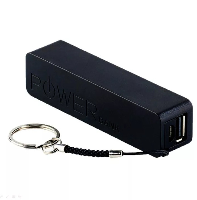 Корпус Power Bank з платою на 1 АКБ 18650 Чорний