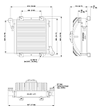 BKA63-12V Охолоджувач масла, 10,4 kW, фото 2