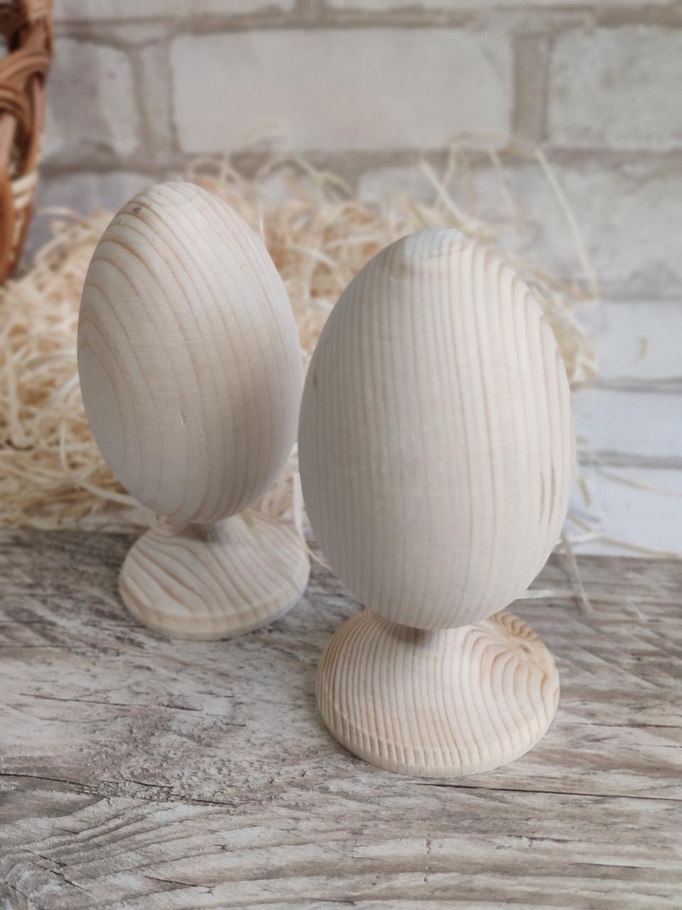 Яйце - заготовка для творчості, дерево h-13cм, фото 1