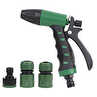 Набір для поливу пістолет-розпилювач 2 режими, 2 конектори ½" + адаптер ½-¾" (ABS+TPR) GRAD (5012485) 1549558