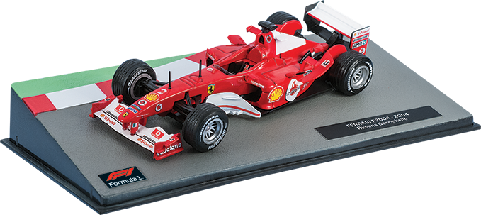 Formula 1 Auto Collection №25 - Ferrari F2004 - Рубенс Баррікелло (2004) | Колекційна модель 1:43 | Centauria, фото 1