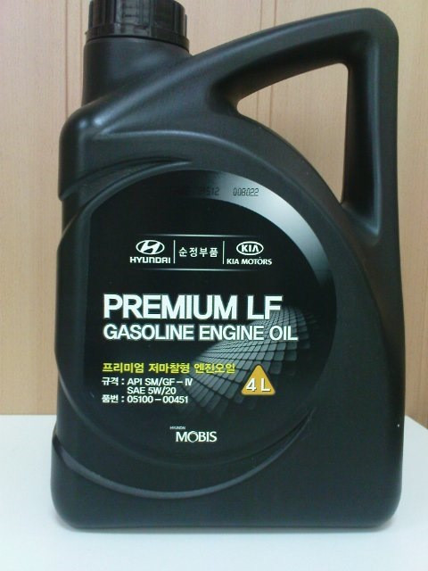 Масло Hyundai / Kia Premium LF 5W-20 кан. 4л. 05100-00451