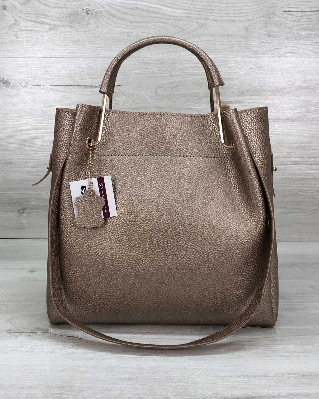 Молодіжна сумка Рамона золотого кольору