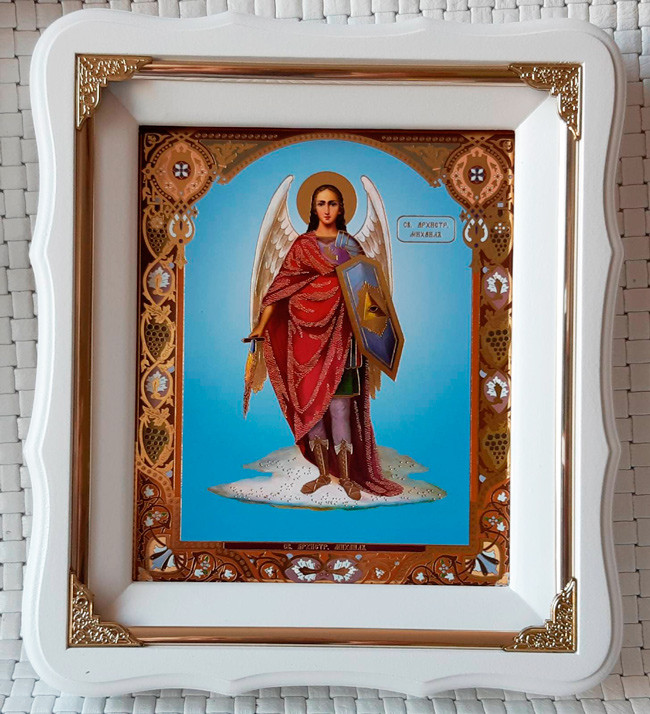 Икона Архангела Михаила для дома 21х24см - фото 1 - id-p663036341
