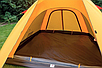 Двошарова, 3-х місцевий намет з алюмінієвими дугами, помаранчева., фото 5