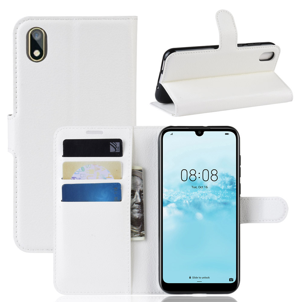 Чехол-книжка Litchie Wallet для Huawei Y5 2019 White