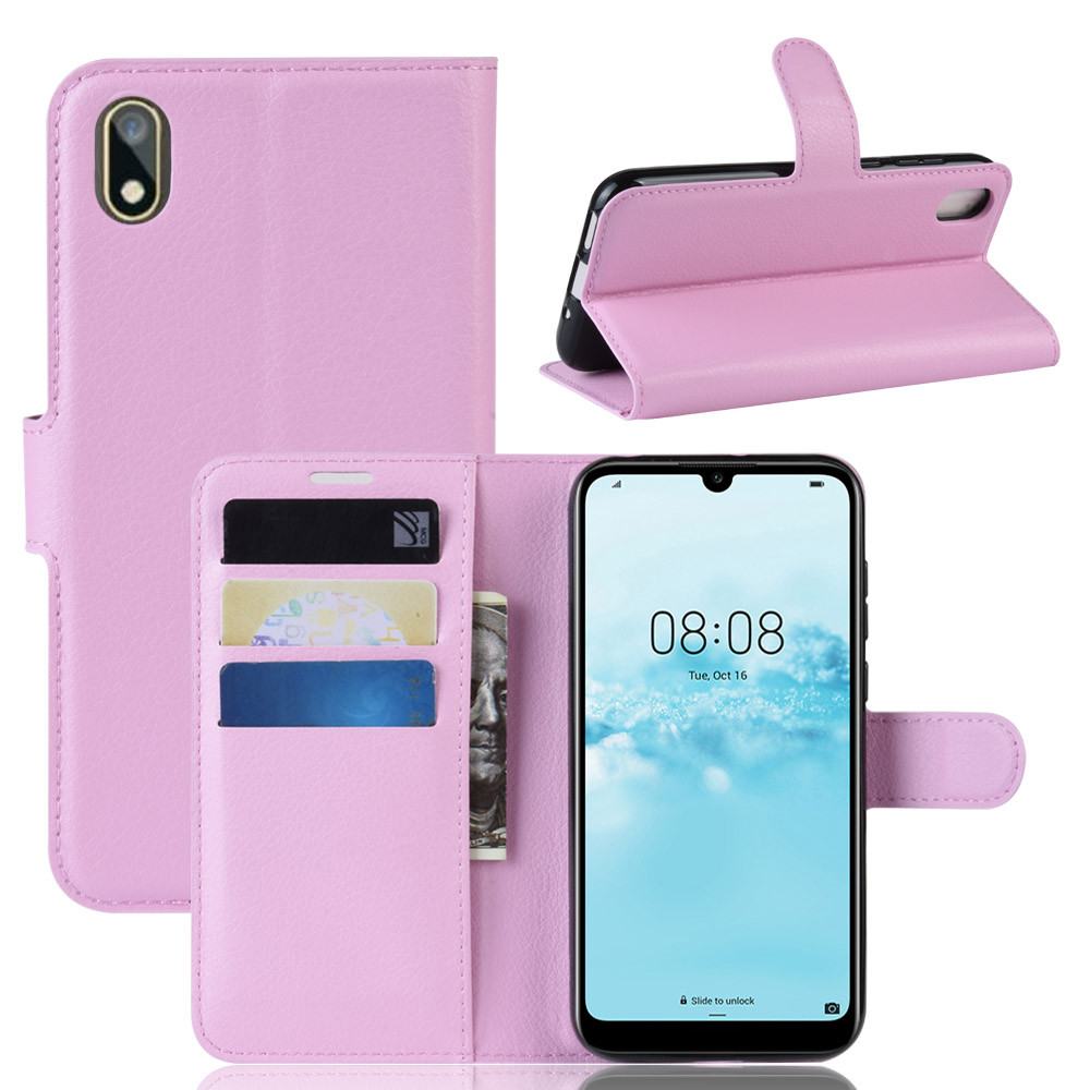 Чехол-книжка Litchie Wallet для Huawei Y5 2019 Pink
