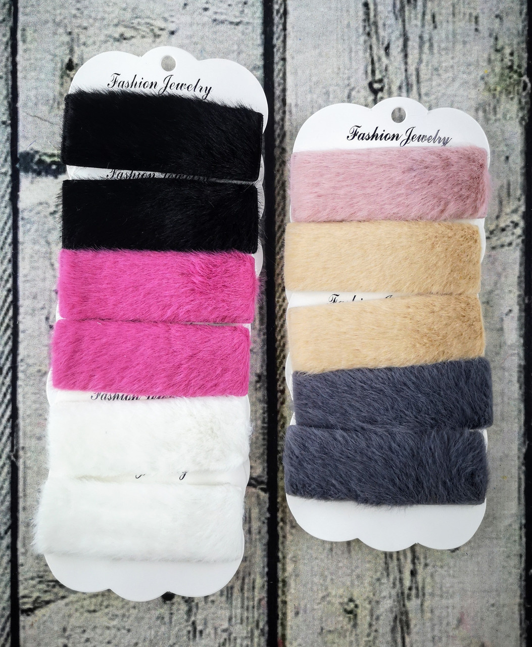 Прикраса для волосся. Шпилька Хлопавка хутро 3-5-18, фото 1