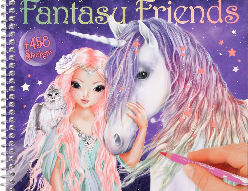 TOP Model - Фантастичні Друзі - 458 стікерів (Набор для творчества ТОП Модел Fanasy Friends 106172 Depesche )