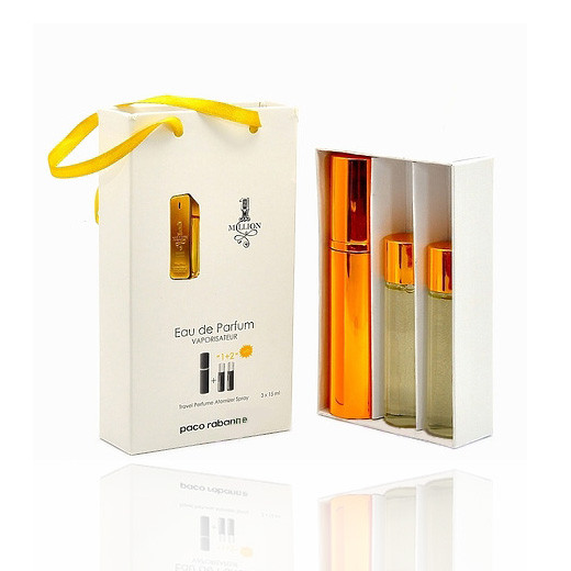 Мини парфюм Paco Rabanne 1 Million с феромонами (Пако Рабанн 1 Миллион) 3*15 мл.