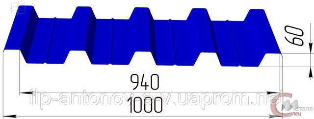 Профнастил Н 60 (new)