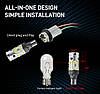 LED-лампи заднього ходу з обманкою T15 16SMD 3030 CANBUS, фото 7