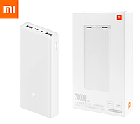 Оригинальный Xiaomi Mi Power Bank 3 20000 mAh PLM18ZM White (VXN4258CN) Быстрая Зарядка QC3.0 18W