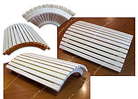 Огорожа світильника напівкругле кутове з липи, фото 4