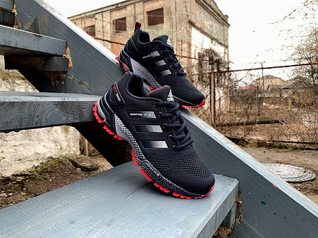 Кросівки Adidas Marathon TR 26 Blue/Red (37-41р.) темно-сині з червоним, фото 1