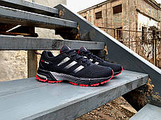 Кросівки Adidas Marathon TR 26 Blue/Red (37-41р.) темно-сині з червоним, фото 3
