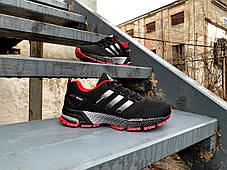 Кросівки Adidas Marathon TR 26 Black/Red (37-41р.) чорні з червоним, фото 2