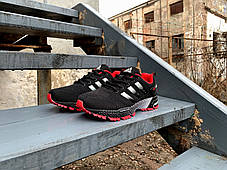 Кросівки Adidas Marathon TR 26 Black/Red (37-41р.) чорні з червоним, фото 3