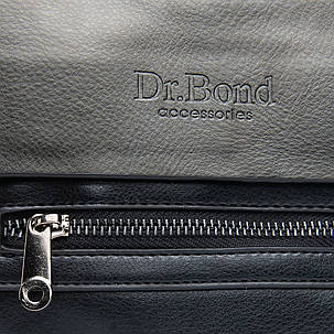 Чоловіча сумка Планшет Dr.Bond 17 x 20 x 5 см Чорний (db317-1), фото 3