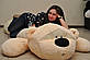 М'яка іграшка Лежачий ведмедик Фіззі Мун 200 см Ведмедик-подушка для дитячої Величезний лежачий ведмедик, фото 8