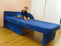 Дитячий диван Кубик розкладний ортопедичний із шухлядою для білизни диван-ліжко для сну Україна