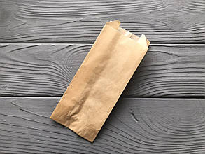 Пакет саше коричневий 170х70х40 мм 40гр/м2 (середня жиростійкість) 85Ф