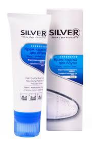 Біла крем-фарба для взуття Silver 75ml