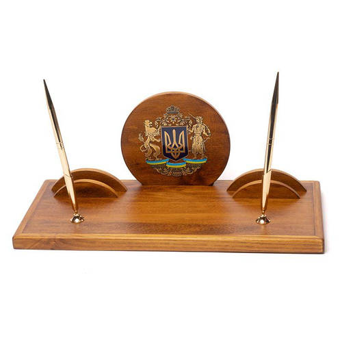 Купить Подставка на стол руководителя деревянная для ручек 42*20 ...