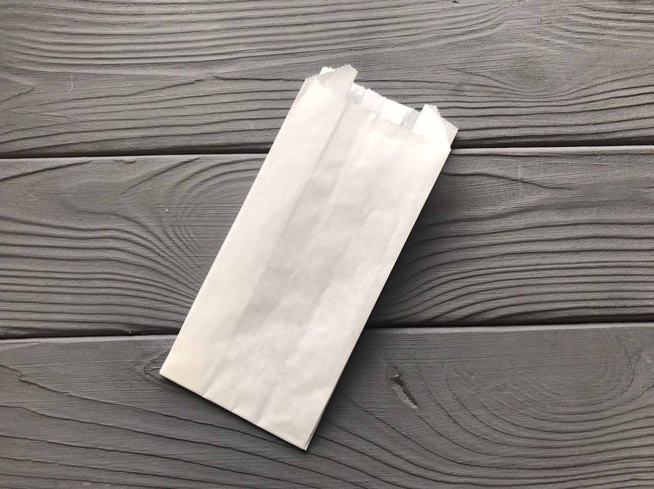 Пакет саше білий 160х70х40 мм 40 гр/м2 (середня жиростійкість) 86Ф, фото 1