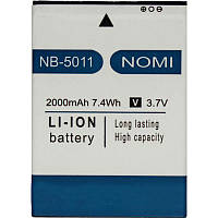 Аккумулятор АКБ Nomi i5011 Evo M1 | NB-5011 | NB5011 (Li-ion 3.7V 2000mAh) Оригинал Китай