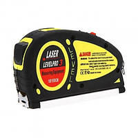 Лазерный уровень с рулеткой. Laser Level Pro 3 LV-05 с рулеткой 5,5 м.