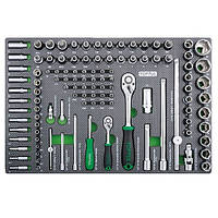 Набор инструмента 1/4" и 1/2" 111 ед TOPTUL GEDB117 (Тайвань)