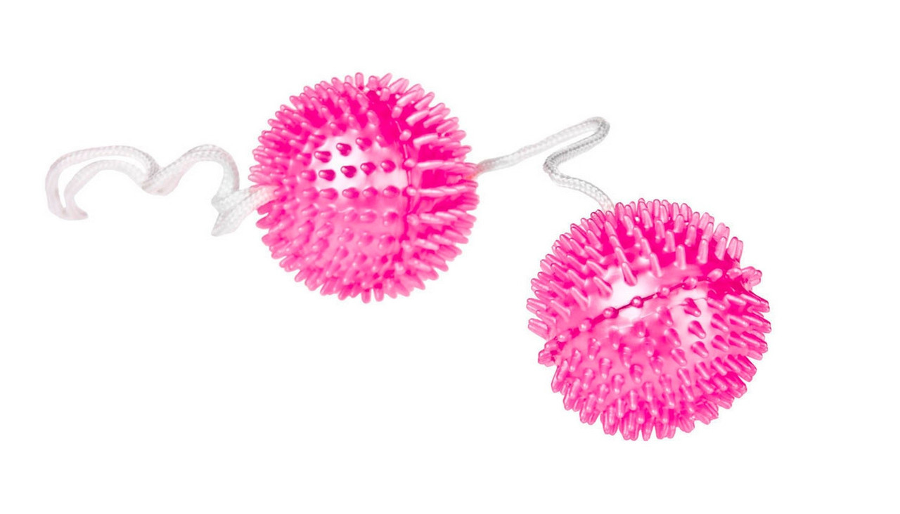 Вагінальні кульки з шипиками Vibrating Soft Balls від Seven Creations   | Puls69