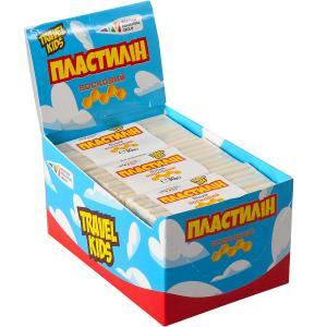 Пластилін восковий "Travel Kids" (білий 30г) "Гамма" 333101