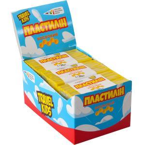 Пластилін восковий "Travel Kids" жовтий 30г "Гамма" 333107
