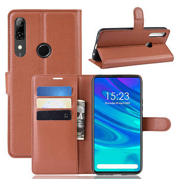 Чохол-книжка Litchie Wallet для Huawei P Smart Z / Honor 9X Brown