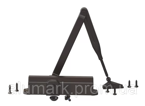 Дотягувач DORMA TS-Compakt EN2/3/4 з тягою, коричневий, фото 2