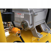 Масляний компресор для автосервісу 24л DEGET Побутовий компресор, фото 4