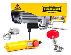 Тельфер таль лебідка електрична DRAGON WINCH 300/600 кг