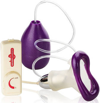 Вакуумна помпа з вібрацією для клітора Vibrating Clit Massager від Seven Creations   | Puls69