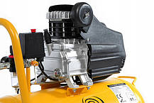 Масляний компресор для гаража 50л HURAGAN 50 л повітряний компресор для будинку, фото 4