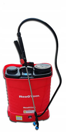 Обприскувач акумуляторний 15 RED TOOL 16 літрів гарантія 12м, фото 3